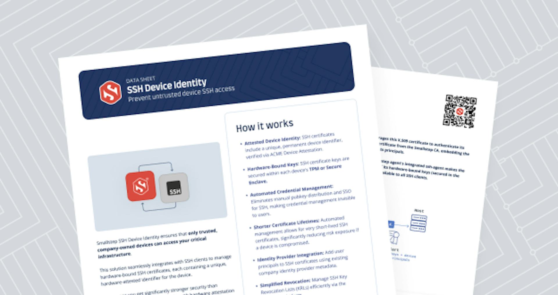 Smalstep SSH Data Sheet