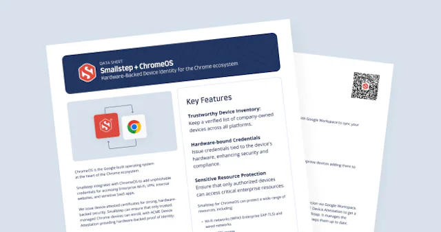 Smallstep + ChromeOS Data Sheet 