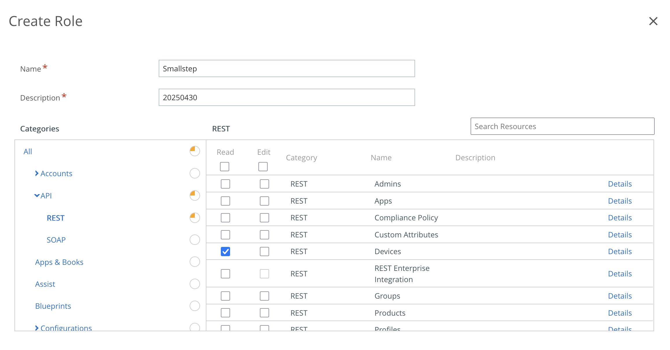 Workspace ONE API Panel